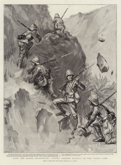 With the Buner Expedition, taking danger lightly in the Tanga Pass by William T. Maud